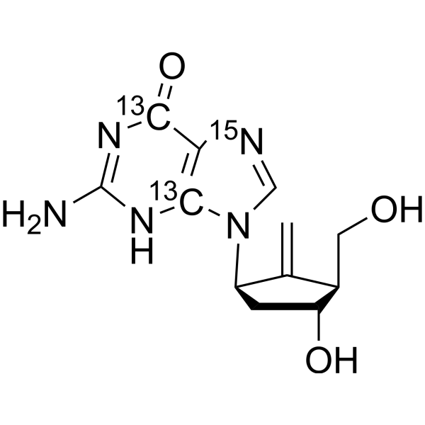 (1R,3S,4R)-ent-Entecavir-13C2,15N (ent-Entecavir-13C2,15N)